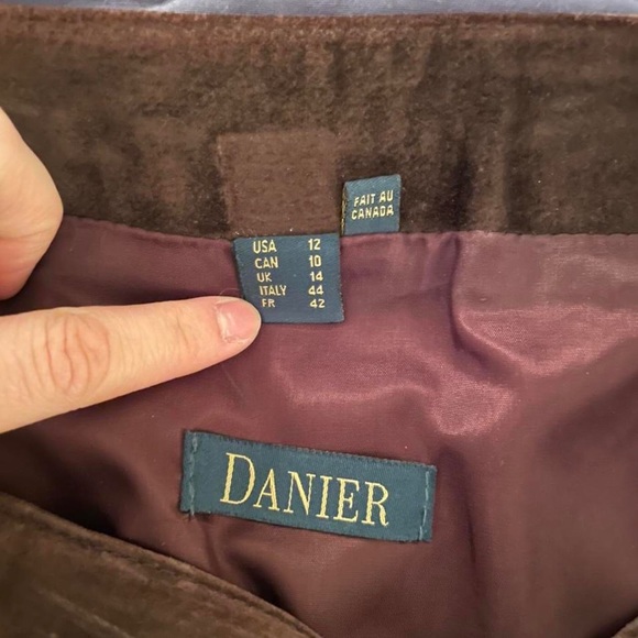 Danier Leather Fringed Skirt - Picture 4 of 4